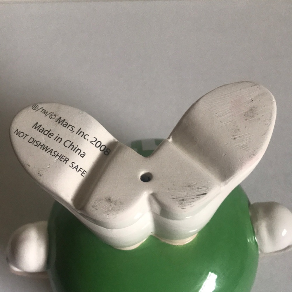 Green M&M Mars 2008 Candy Coffee Tea Cup - Picture 10 of 10